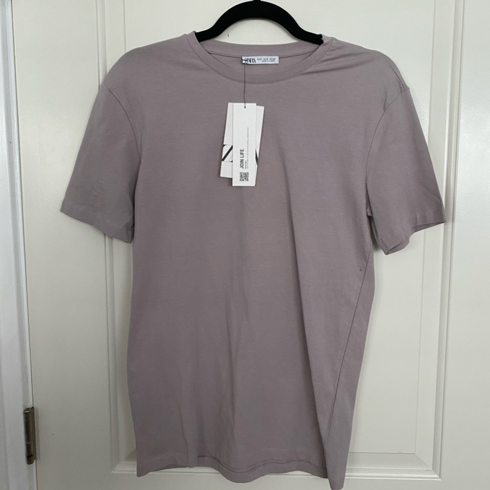 Women’s Lilac Tee by Zara | size Small | new with tags